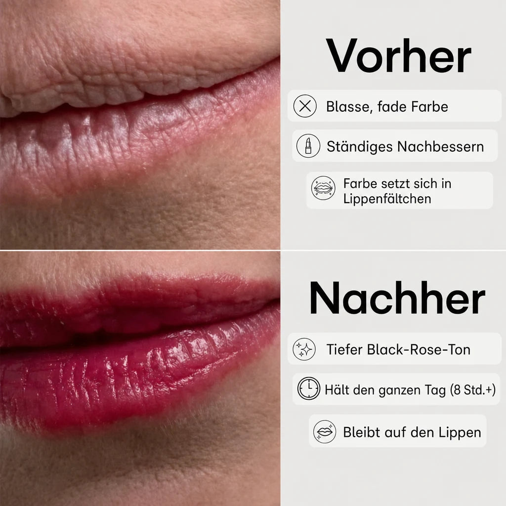Langanhaltender Lippenstift Black Rose