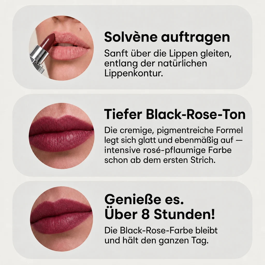 Langanhaltender Lippenstift Black Rose