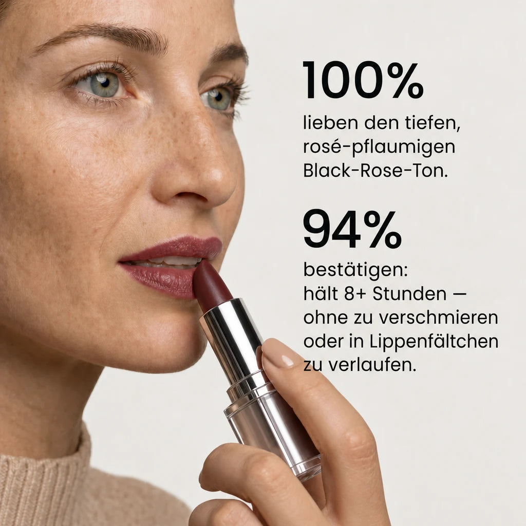 Langanhaltender Lippenstift Black Rose