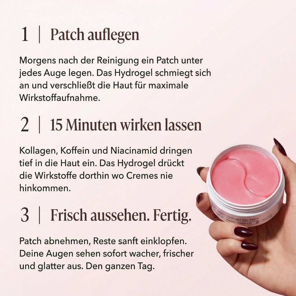 Peptid-Kollagen Hydrogel-Augenpads