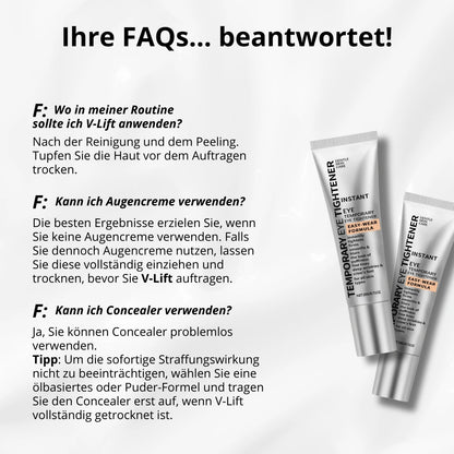 V-Lift Augencreme – Sofort straffer aussehen